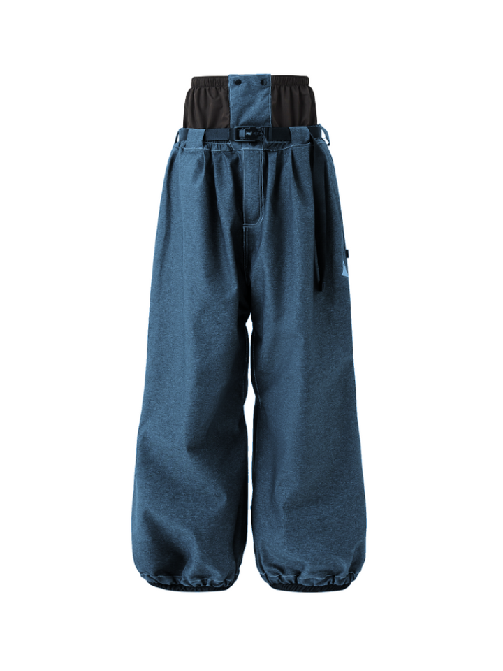 POMT Demin Baggy Snow Pants - Unisex - Snowears- Snow/Ski Pants