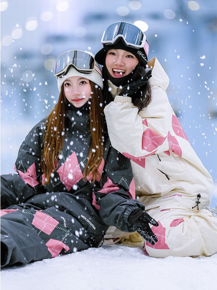 Molocoster Urban Diamond Plaid 3L Snowsuits - Unisex - Snowears- Suits