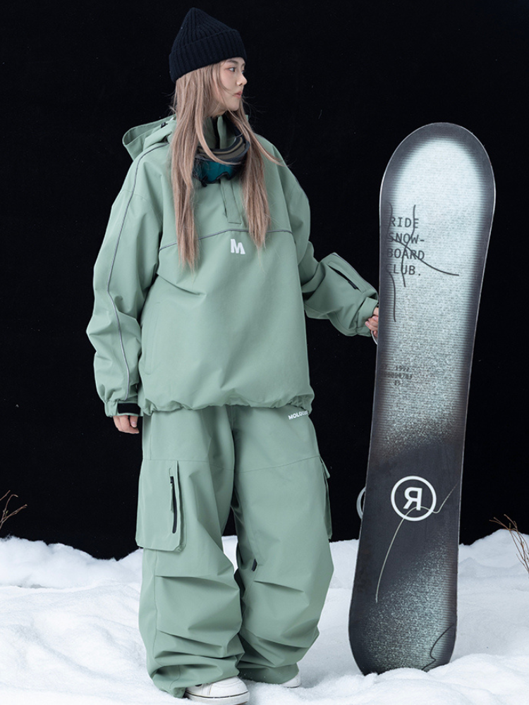 Molocoster Drift 3L Baggy Ski Fleece Pullover - Unisex - Snowears