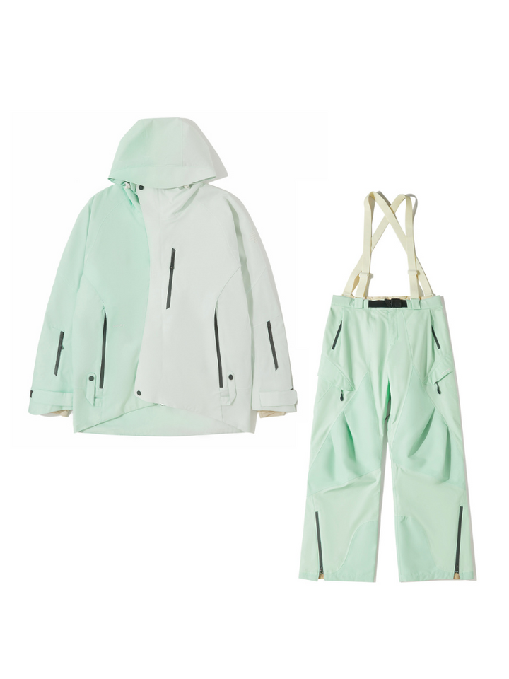 LITAN Gradient Color Mountain Snow Suit - Unisex - Snowears