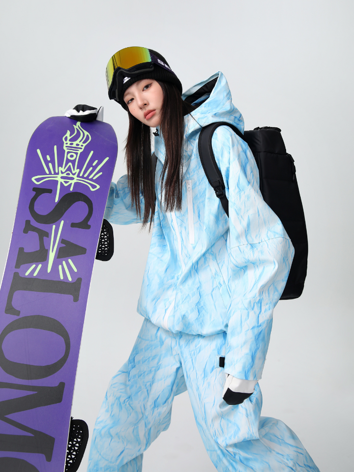 Searipe Denim Drift Baggy Snow Suit - Women's - Snowears- Suits