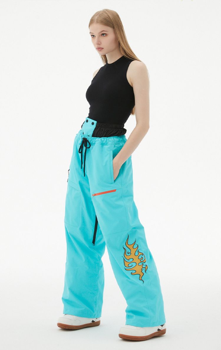 RandomPow Inferno Blaze Fleece Pants - Women's Blue RandomPow | Snowears.com