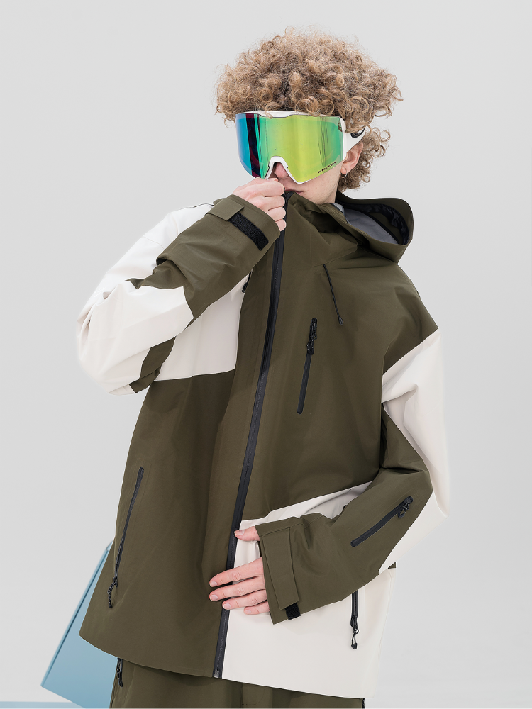 MYSNOWAY Mountain Green 3L Snow Jacket - Men's - Snowears- Ski/Snowboard Jackets