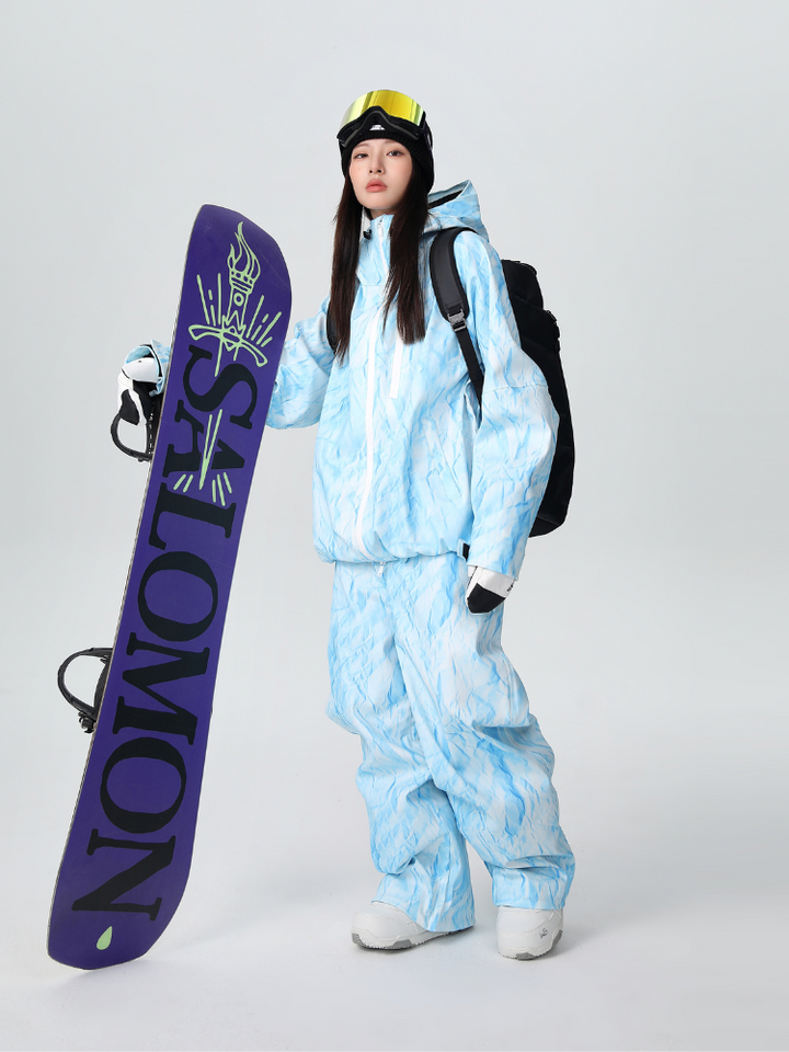 Searipe Denim Drift Baggy Snow Suit - Women's - Snowears- Suits