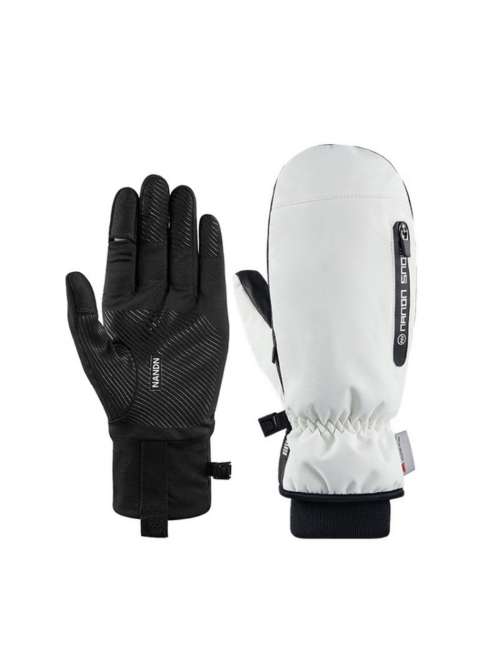 NANDN Touchscreen Winter Snow Mittens - Snowears-snowboarding skiing jacket pants accessories
