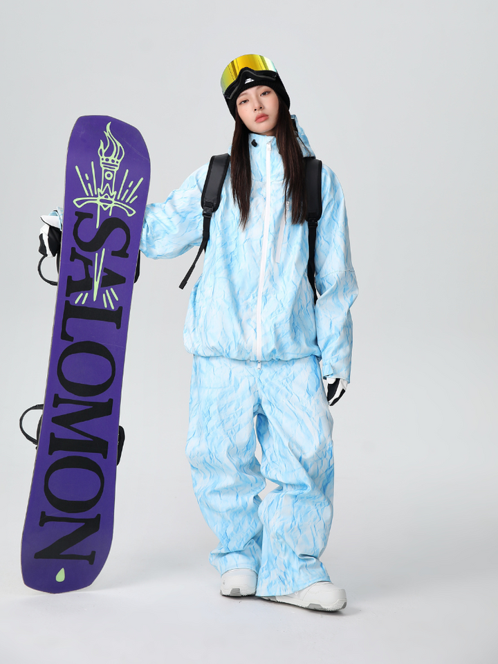 Searipe Denim Drift Baggy Snow Suit - Women's - Snowears- Suits