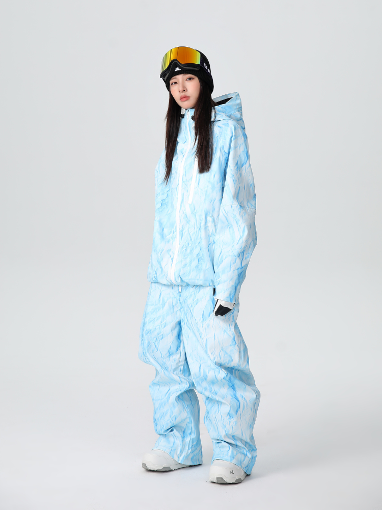 Searipe Denim Drift Baggy Snow Suit - Women's - Snowears- Suits