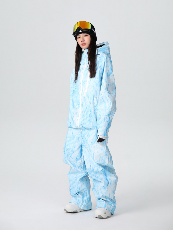 Searipe Denim Drift Baggy Snow Suit - Women's - Snowears- Suits