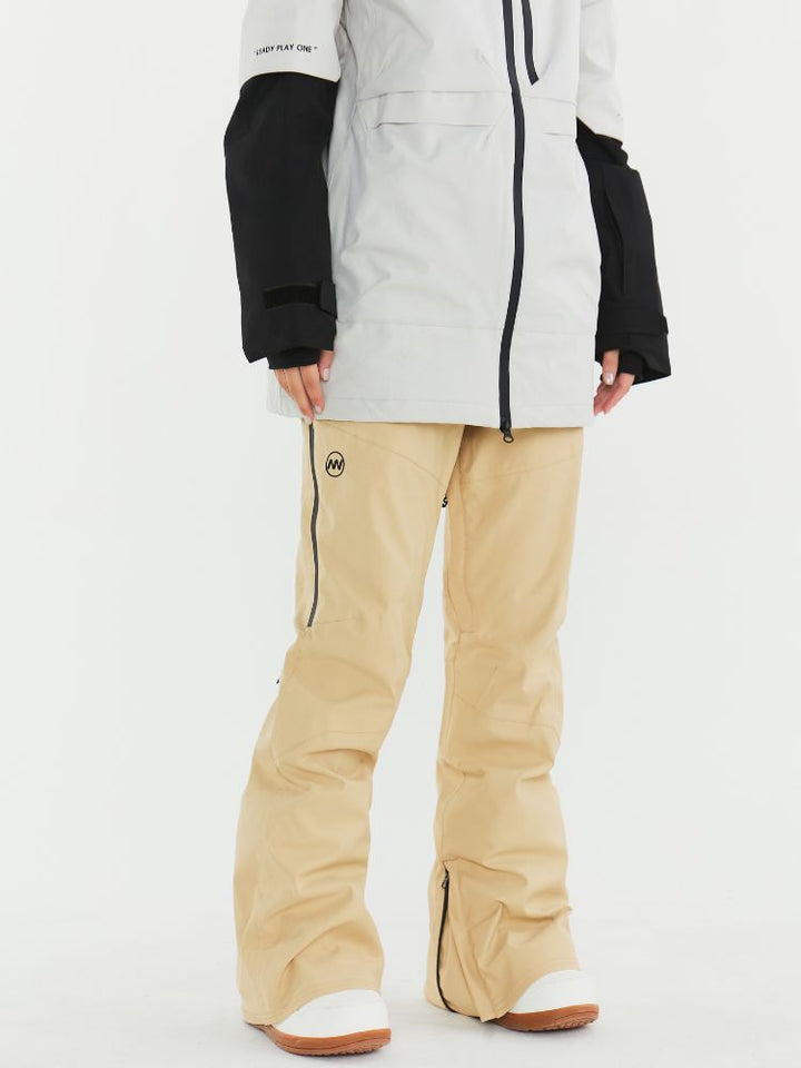 NANDN Women's Slim Ski Snow Pants - US Only - Snowears- Womens snowboard/Ski Pants