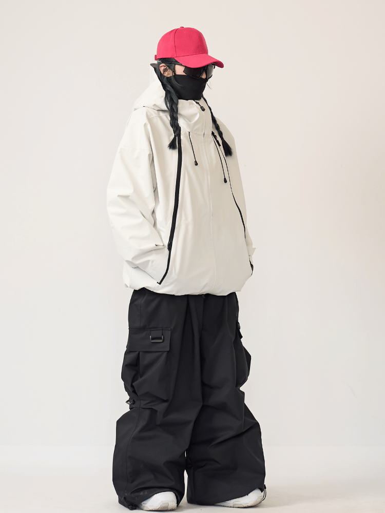 SnoWears X Taevis All-Terrain Baggy Cargo Snow Trousers - Unisex - Snowears- snow pants
