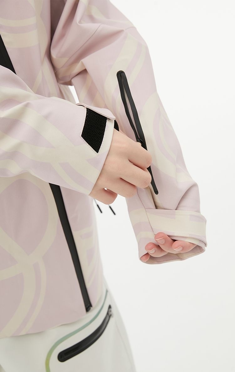RandomPow Freestyle Light Pink RECCO® Shell Jacket - Women's - Snowears- Shell Jacket