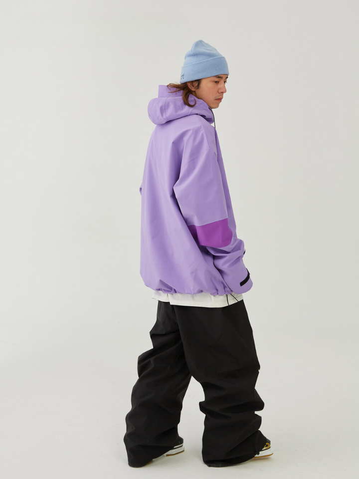 Winter Ticket Violet Oversized Snow Jacket - Unisex - Snowears- Ski/Snowboard Jackets