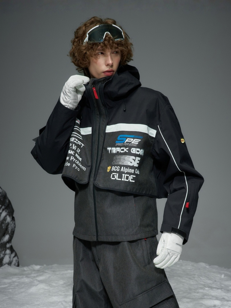 BCG 3L Detachable Moto Ski Shell Jacket - Unisex