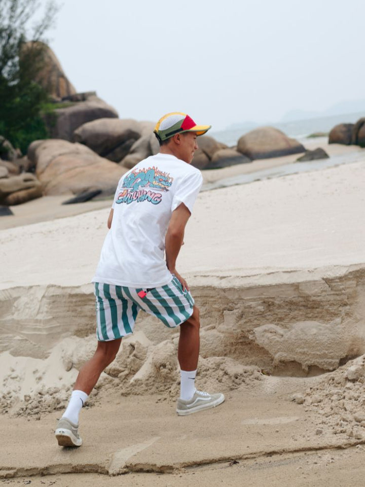 CHILLHANG Eco Retro Striped Surf Shorts - Men's - Snowears- shorts