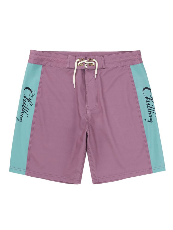 CHILLHANG Color Block Beach Surf Shorts - Snowears-snowboarding skiing jacket pants accessories