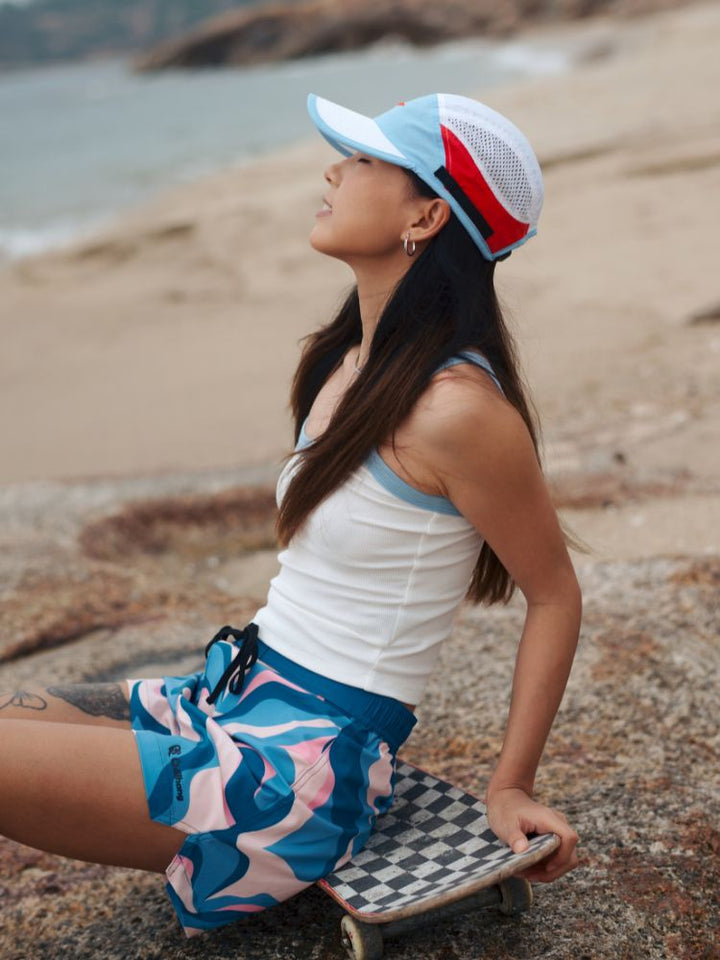 CHILLHANG Wave Print Surf Shorts - Women's - Snowears- shorts