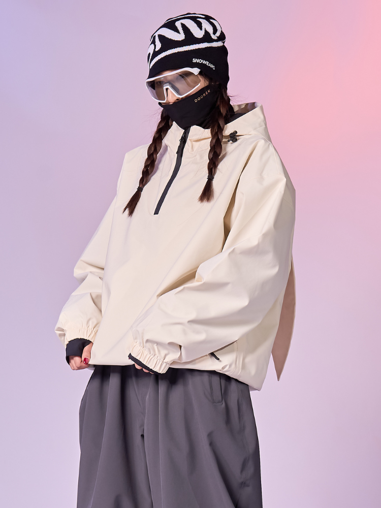 Doorek Bunny Ear Pullover Snow Anorak - Unisex Doorek | Snowears.com