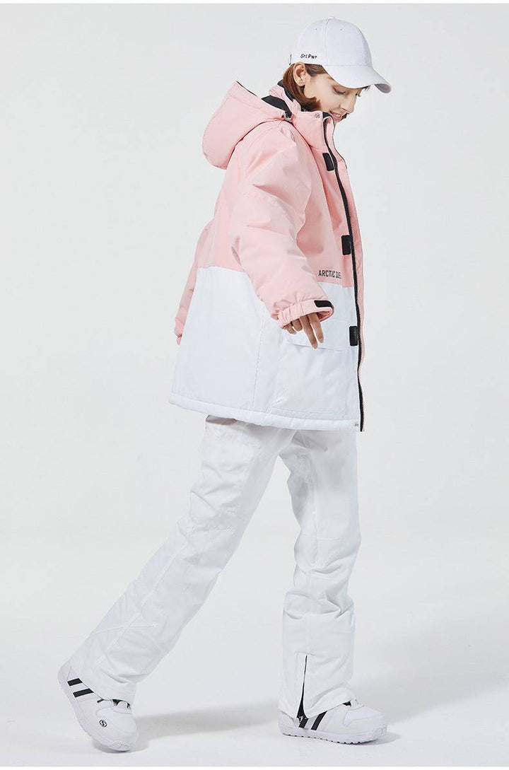 ARCTIC QUEEN Unisex Blizzard Snow Suit - Pink Series - Snowears-snowboarding skiing jacket pants accessories