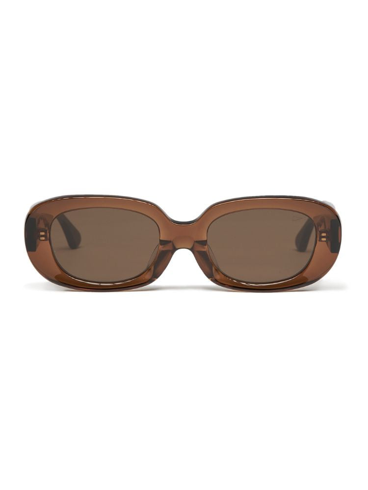 CHILLHANG Oval Island Style Sunglasses - Brown Frame ChillHang | Snowears.com