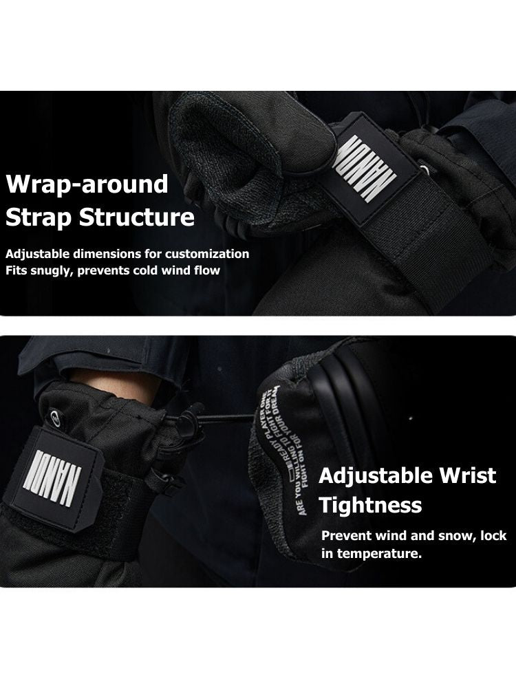 NANDN WristGuard Pro KEVLAR Snowboarder Mitten - Snowears- Gloves & Mittens