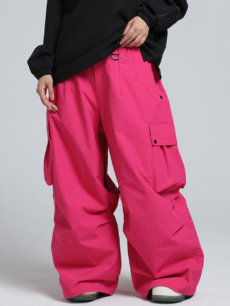 Ensemble Veste + Pantalon De Ski GSOU SNOW - Imperméable 20 000 Mm, Respirant - Coupe Baggy Unisexe