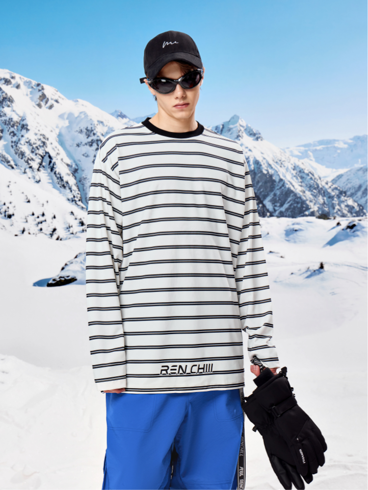 RenChill Classic Striped Ski Sweatshirt - Unisex Renchill | Snowears.com