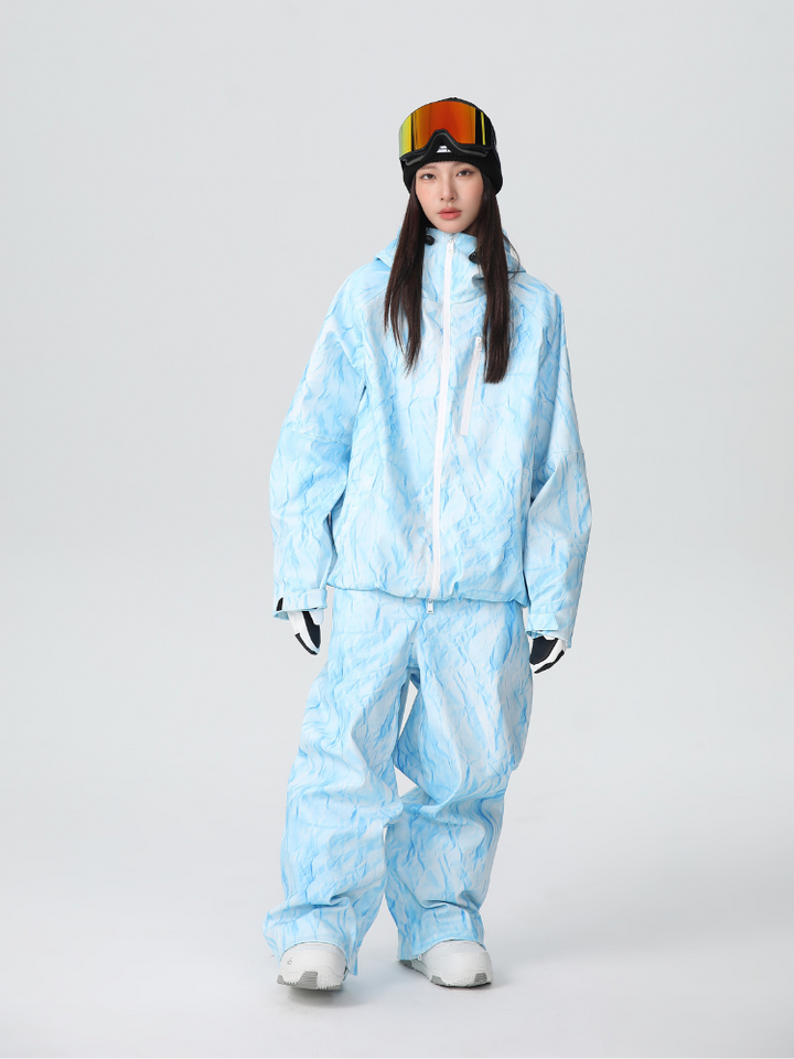 Searipe Denim Drift Baggy Snow Suit - Women's - Snowears- Suits