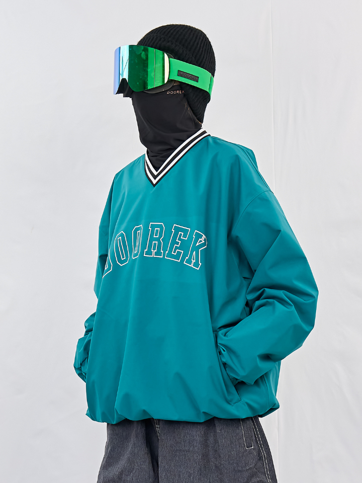 Doorek Baseball V-Neck Ski Pullover - Unisex - Snowears