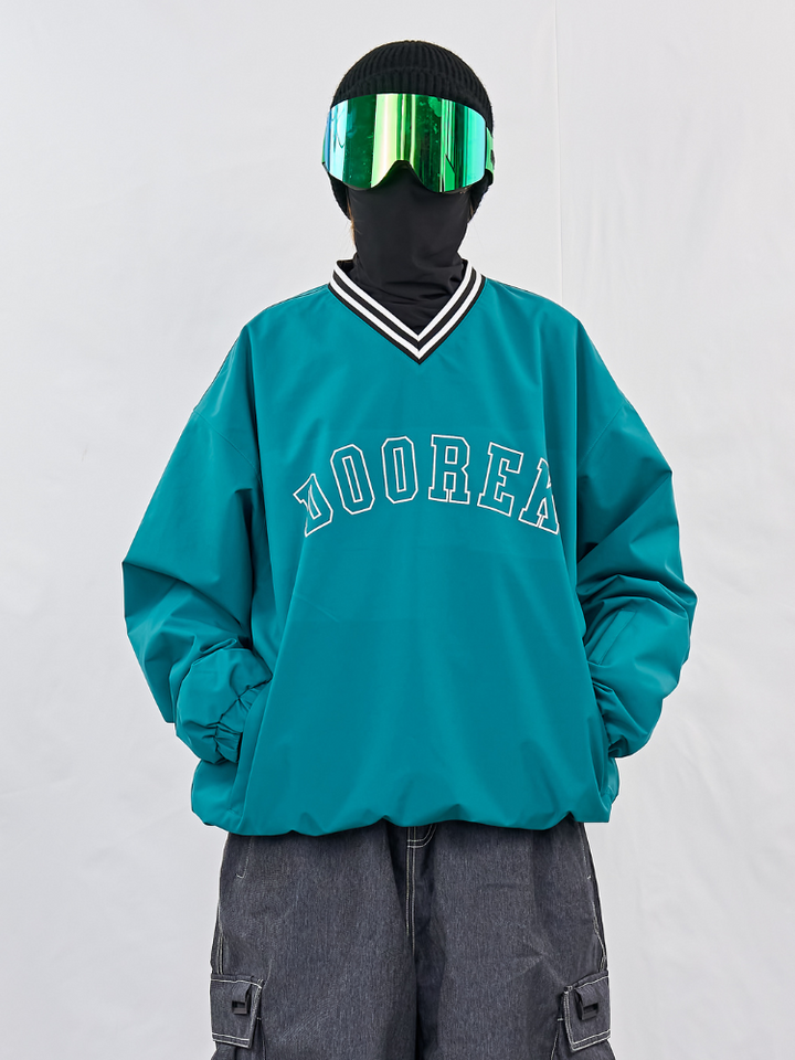 Doorek Baseball V-Neck Ski Pullover - Unisex - Snowears
