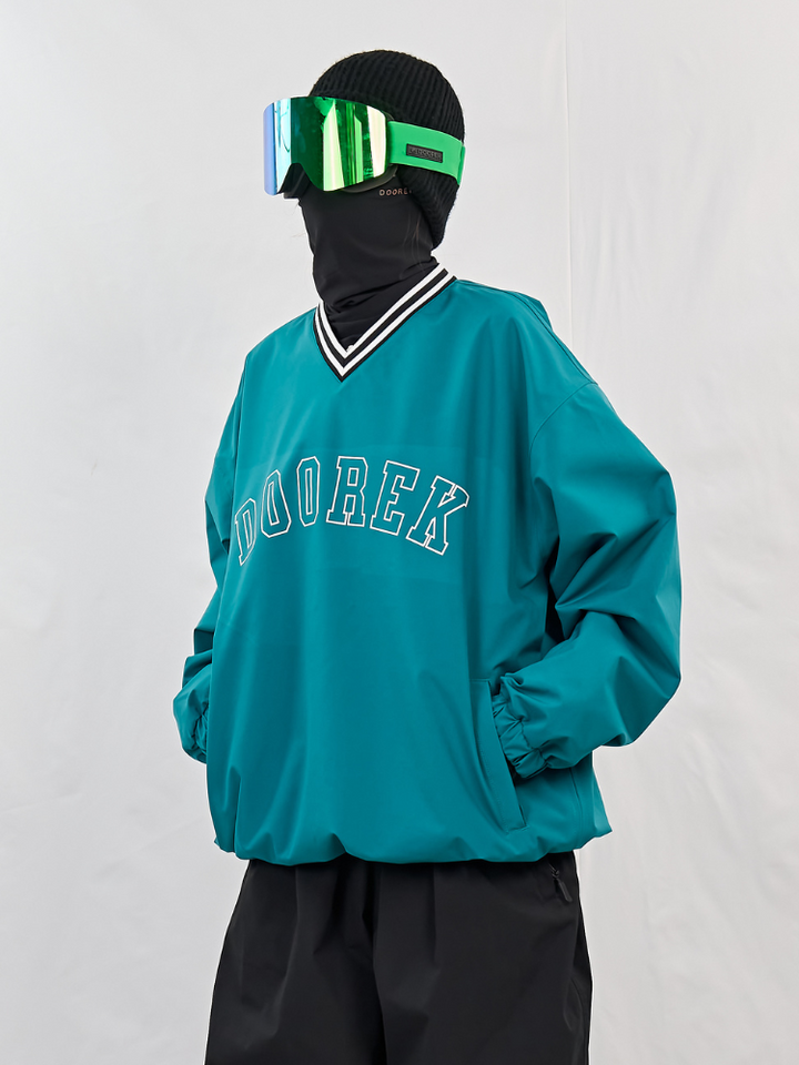 Doorek Baseball V-Neck Ski Pullover - Unisex - Snowears