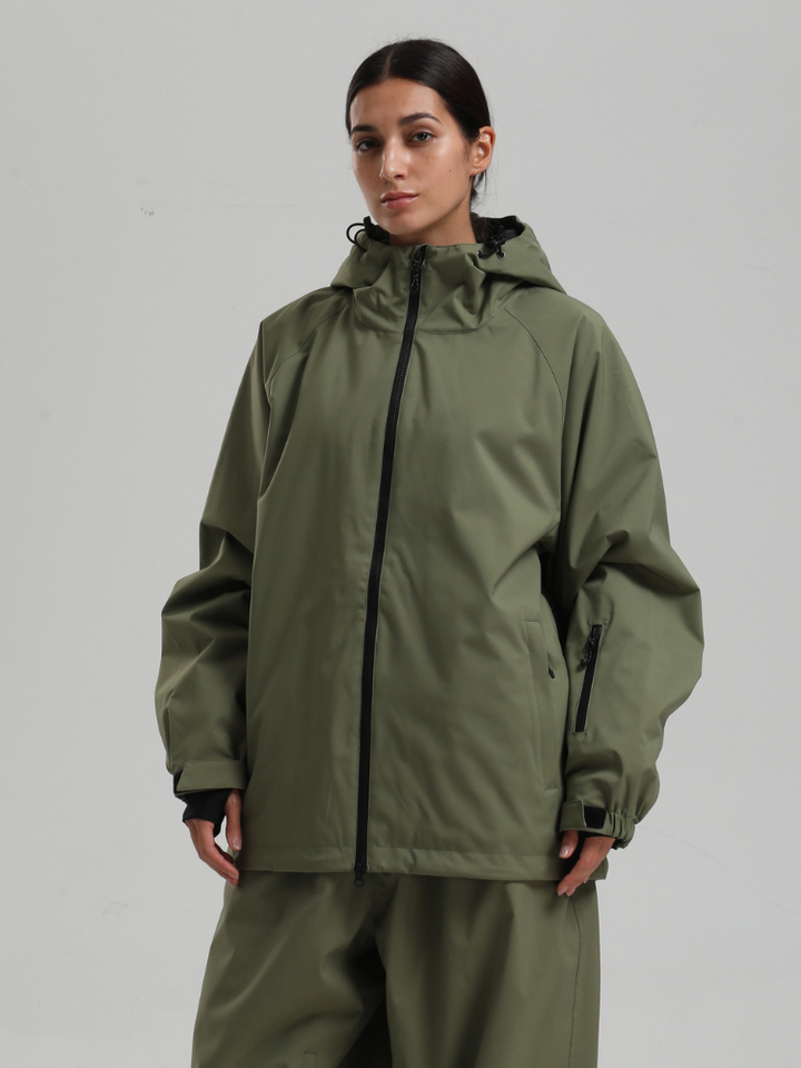 Gsou Snow Sleek Oversized Snow Jacket – Women's - Snowears