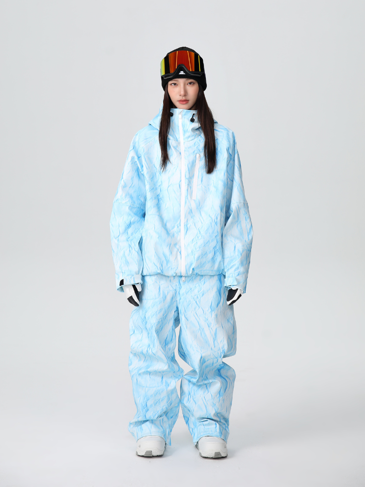 Searipe Denim Drift Baggy Snow Suit - Women's - Snowears- Suits