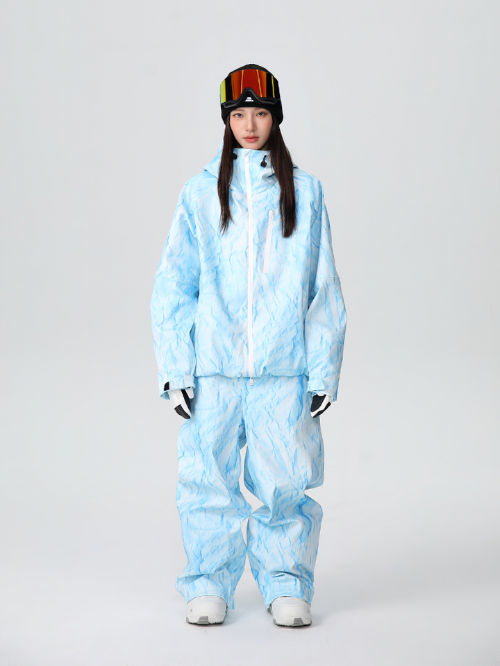 Searipe Denim Drift Baggy Snow Suit - Women's - Snowears- Suits