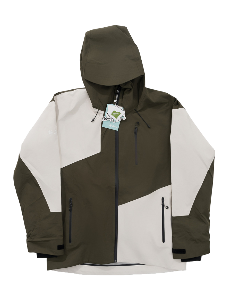 MYSNOWAY Mountain Green 3L Snow Jacket - Men's - Snowears- Ski/Snowboard Jackets