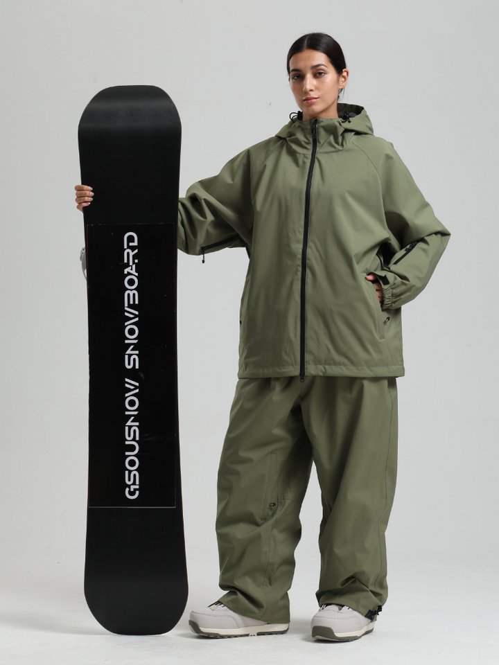 Gsou Snow Sleek Oversized Snow Jacket – Women's - Snowears