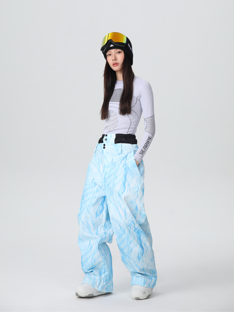 Searipe Denim Drift Baggy Snow Suit - Women's - Snowears- Suits