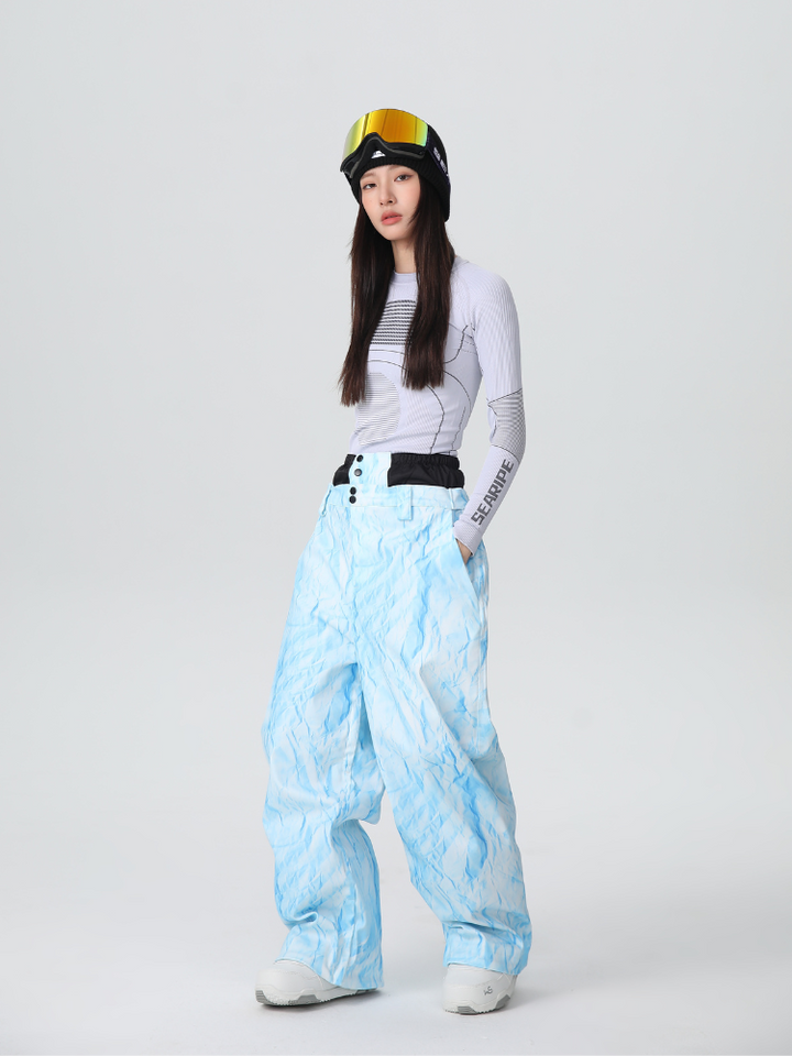 Searipe Denim Drift Baggy Snow Suit - Women's - Snowears- Suits