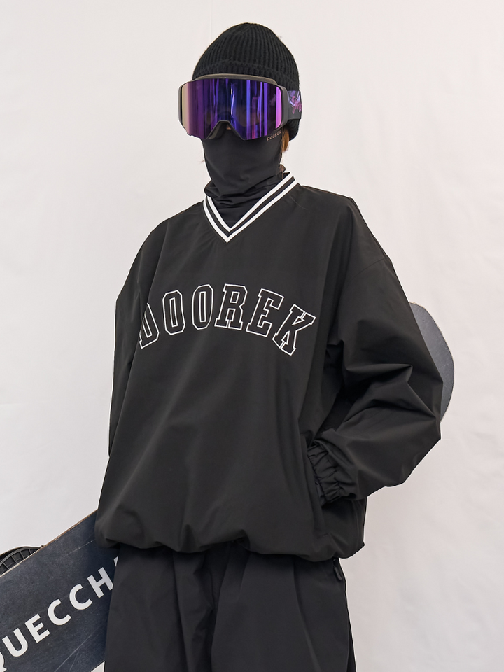 Doorek Baseball V-Neck Ski Pullover - Unisex - Snowears