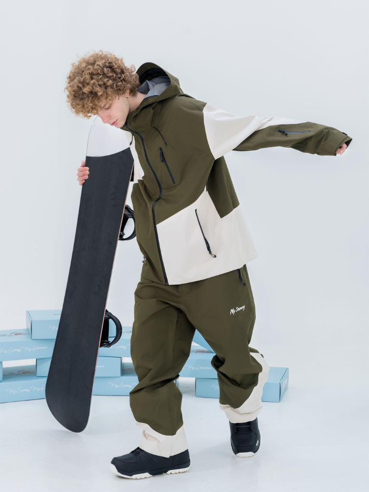 MYSNOWAY Mountain Green 3L Snow Suit - Men's MYSNOWAY | Snowears.com