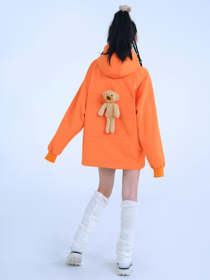 RenChill Cute Orange Snowboard Hoodie - Unisex - Snowears- Hoodies & Sweaters