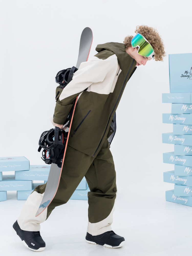 MYSNOWAY Mountain Green 3L Snow Jacket - Men's - Snowears- Ski/Snowboard Jackets