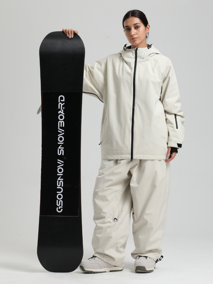 Gsou Snow Sleek Oversized Snow Jacket – Women's - Snowears