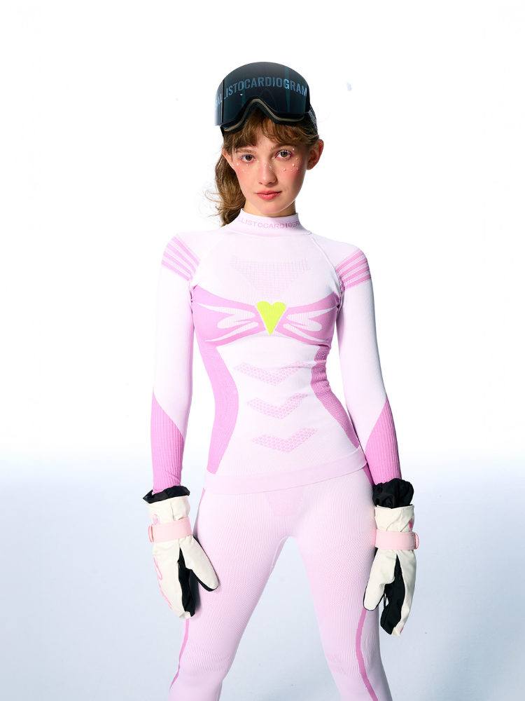 BCG Sailor Moon Purple Ski Base Layer - Snowears- Ski Thermal Underwear