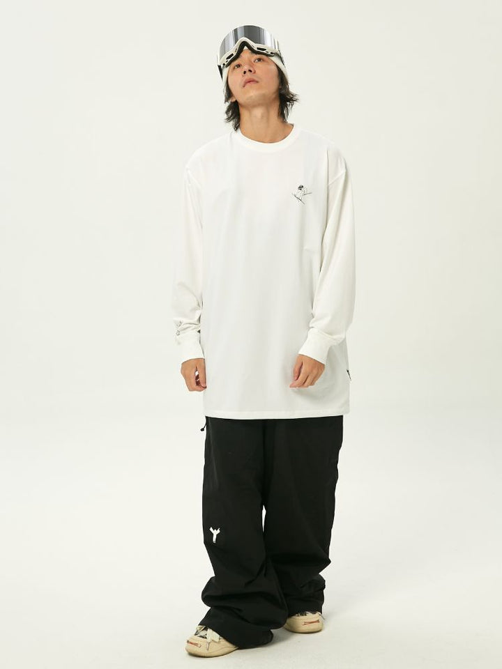 Winter Ticket Rock Oversized Snowboard T-Shirt - Unisex - Snowears- Shirts & Tops