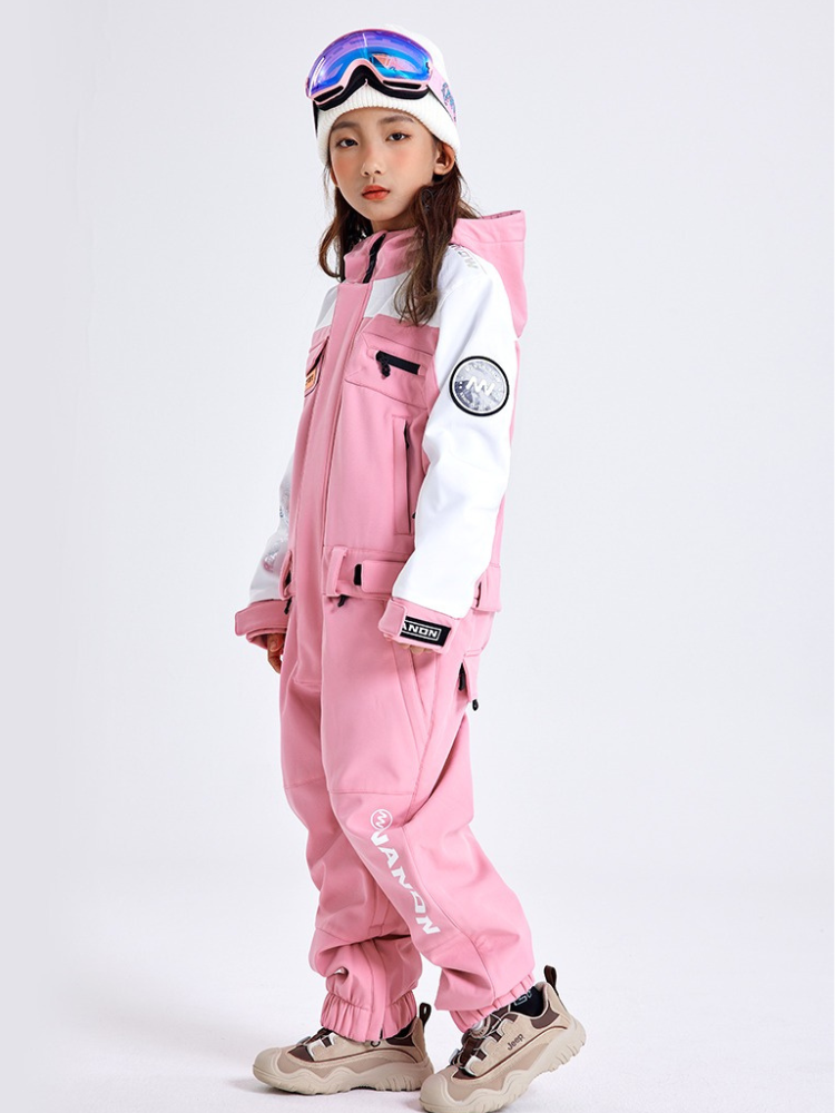 NANDN Kids Little Expedition Snow One Piece - Snowears- kids one piece