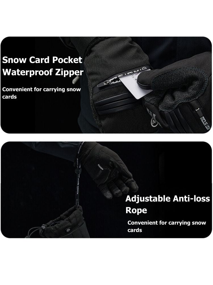 NANDN WristGuard Pro KEVLAR Snowboarder Mitten - Snowears- Gloves & Mittens