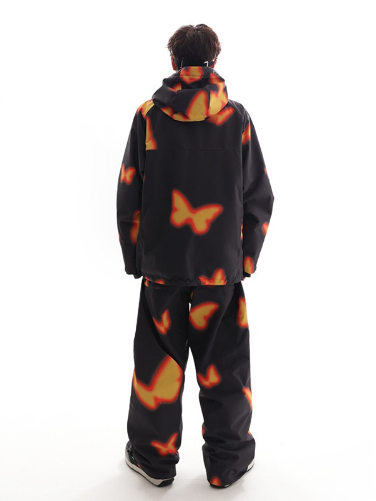 Molocoster Flame Butterfly Snow Suit - Unisex - Snowears- Suits