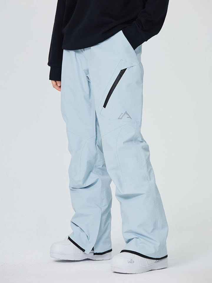 Searipe Diagonal Zipper Snow Pants - Snowears-snowboarding skiing jacket pants accessories