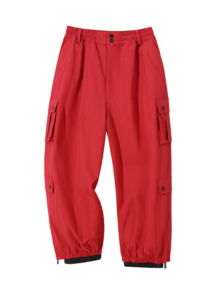 Searipe Monochrome Baggy Cargo Snowboard Pants - Snowears-snowboarding skiing jacket pants accessories