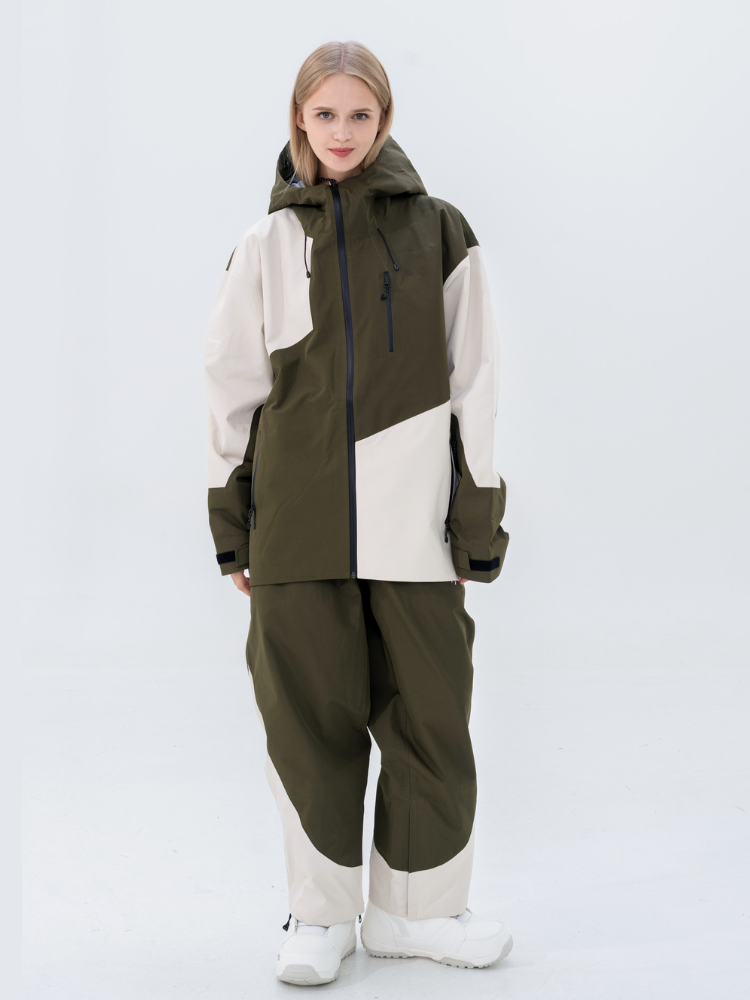 MYSNOWAY Mountain Green 3L Snow Suit - Women's - Snowears- Suits